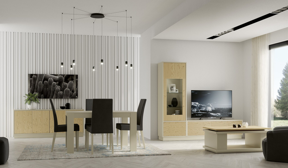 Тумба ТВ Nora 3017.7 Vainilla/Nordico Disemobel
