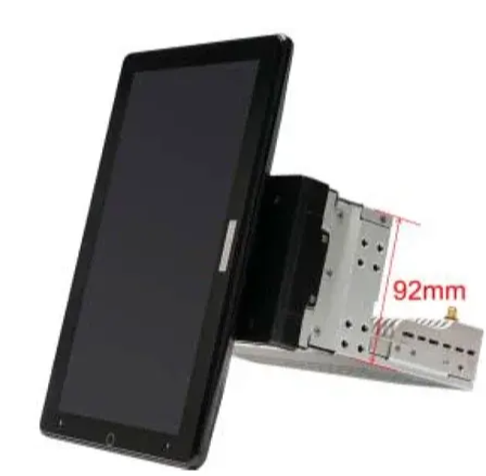 2DIN магнитола с автоматиpованном поворотным экраном 10.1" - Kuberg OL-1036-D на Android 10, Быстрая, CarPlay, 4G SIM-слот
