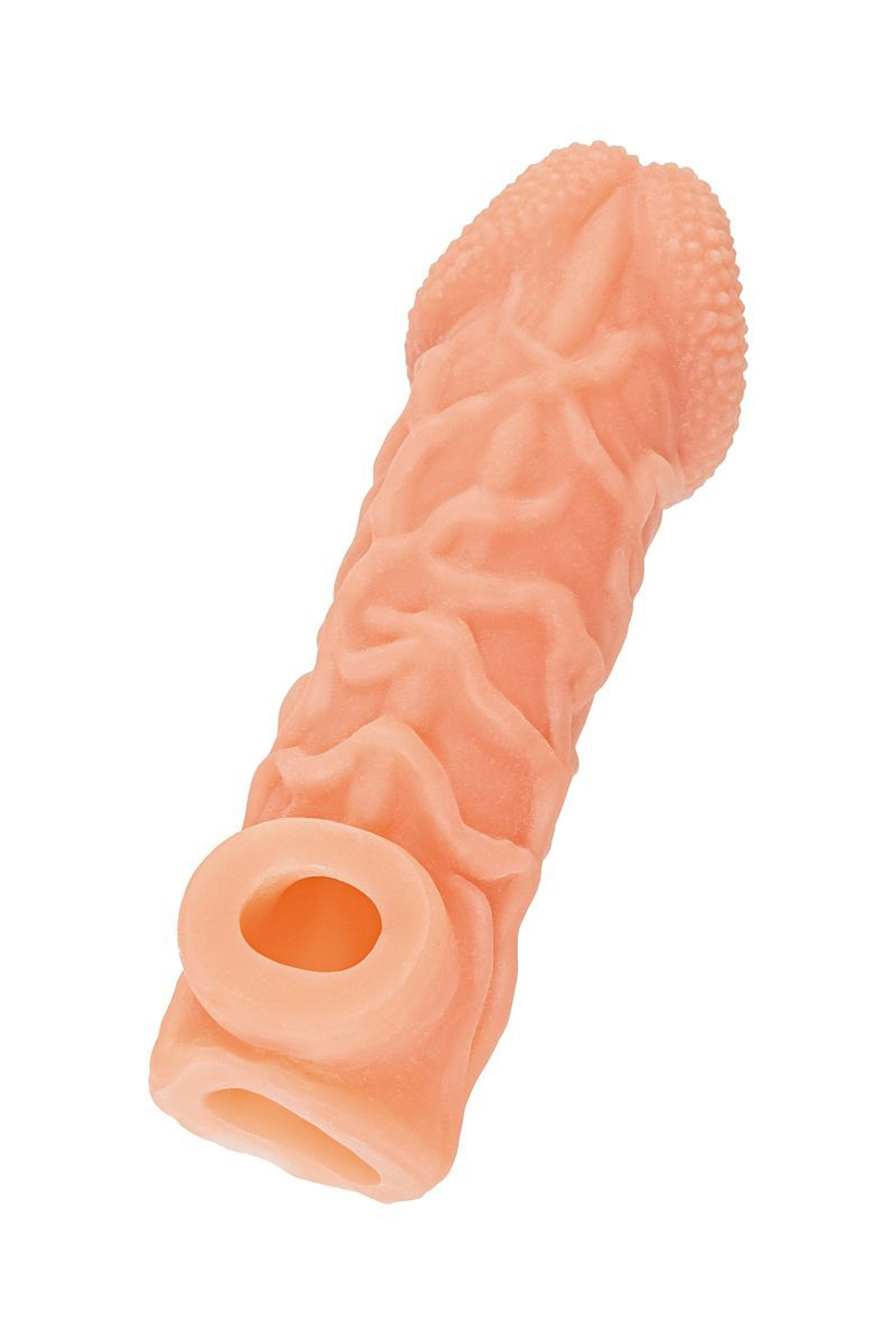 Насадка на пенис Cock Sleeve телесная рельефная KOKOS CS-006-S