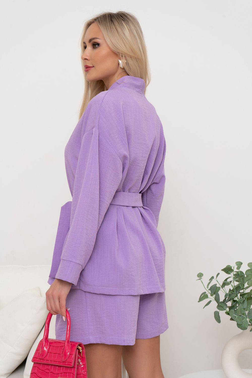 Костюм с шортами (нежная сирень) К11-86 Nikol