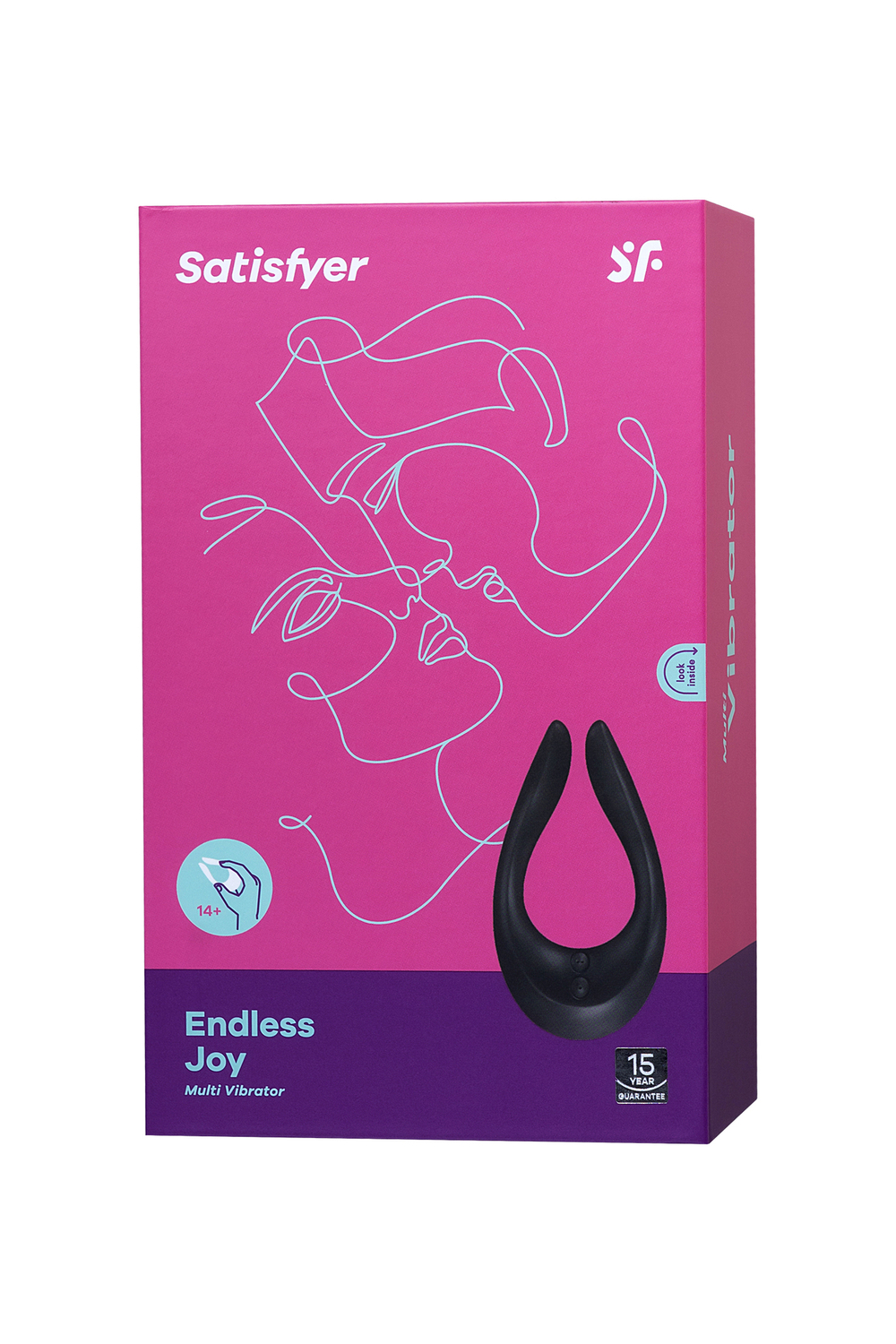 Многофункциональный стимулятор для пар Satisfyer Partner Multifun 2 черный 13,5 см