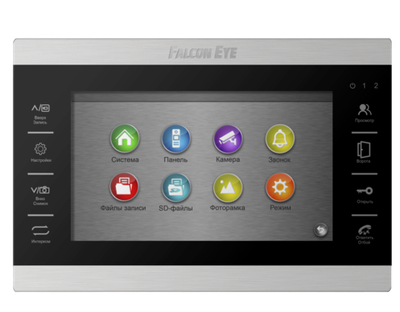 FE-Atlas Plus HD Black MHD Видеодомофон c поддержкой 1080P: дисплей 10" TFT; сенсорные кнопки;