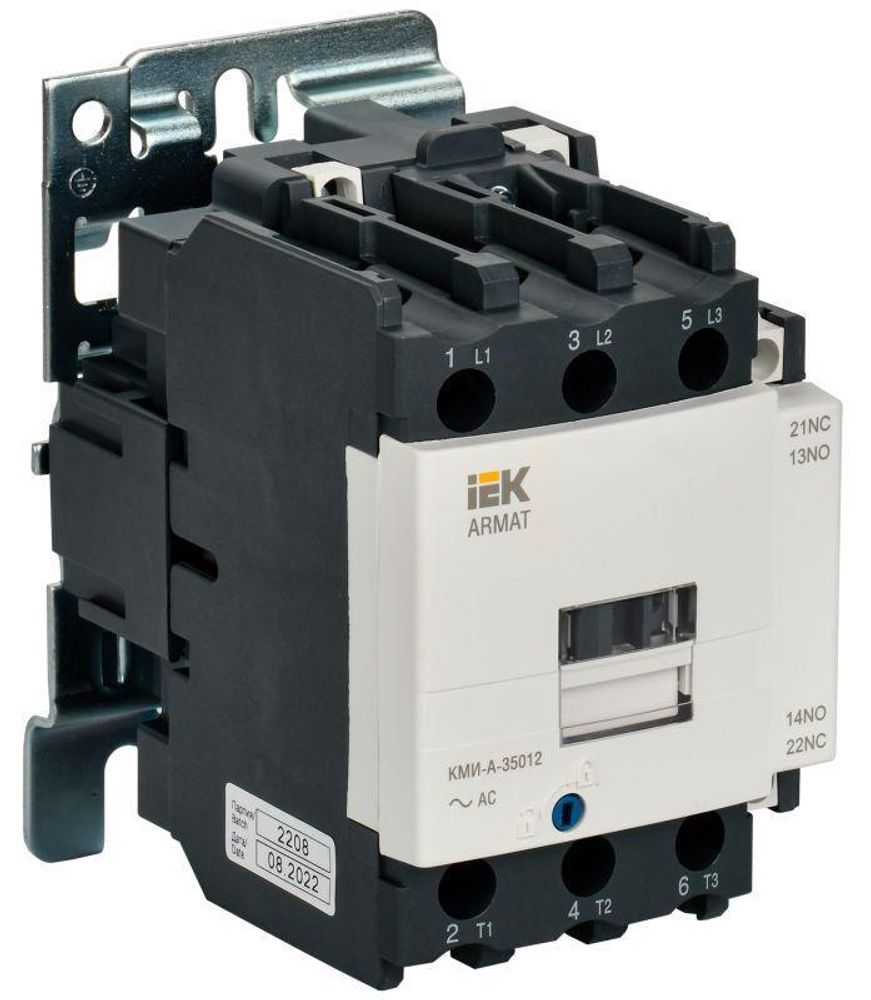 Контактор КМИ-А-35012 LC1D 50А кат. 24В AC 1НО+1НЗ AC-3 IEK AR-ACC-31-050-024-11