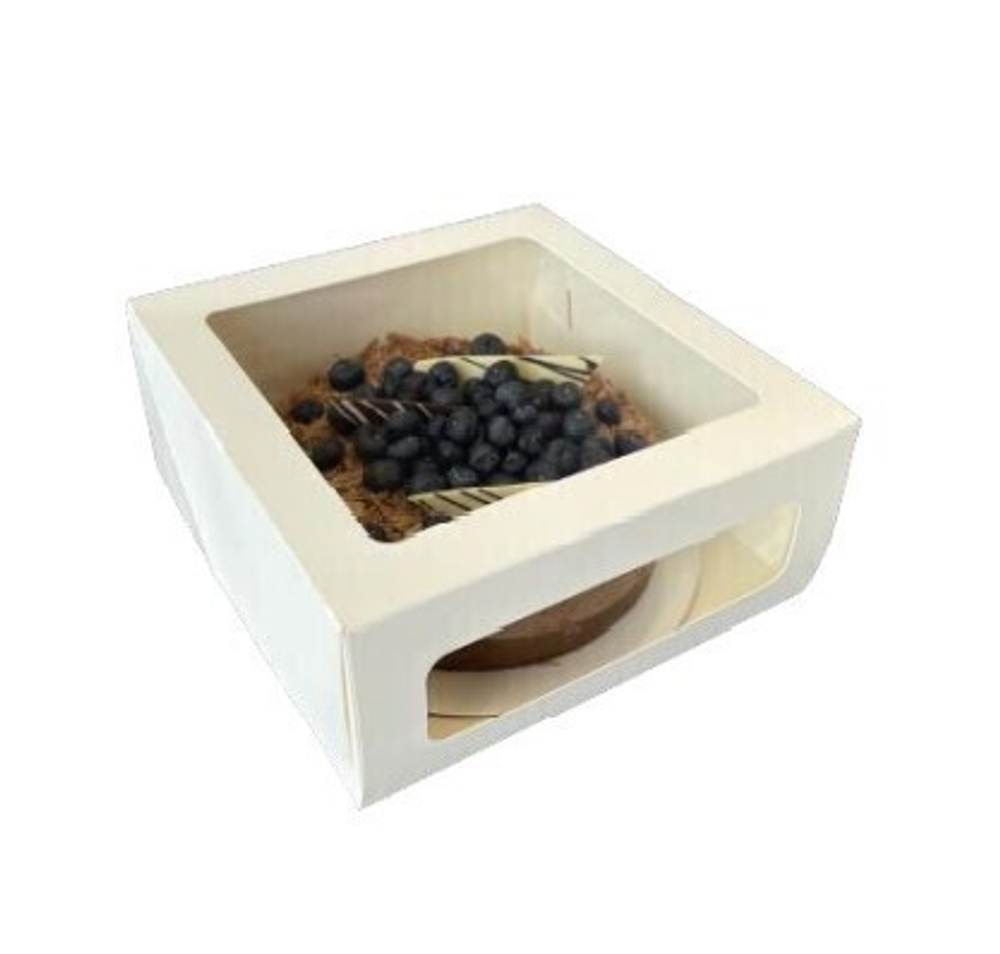 Упаковка Cake Window White большая 260*260*100 мм