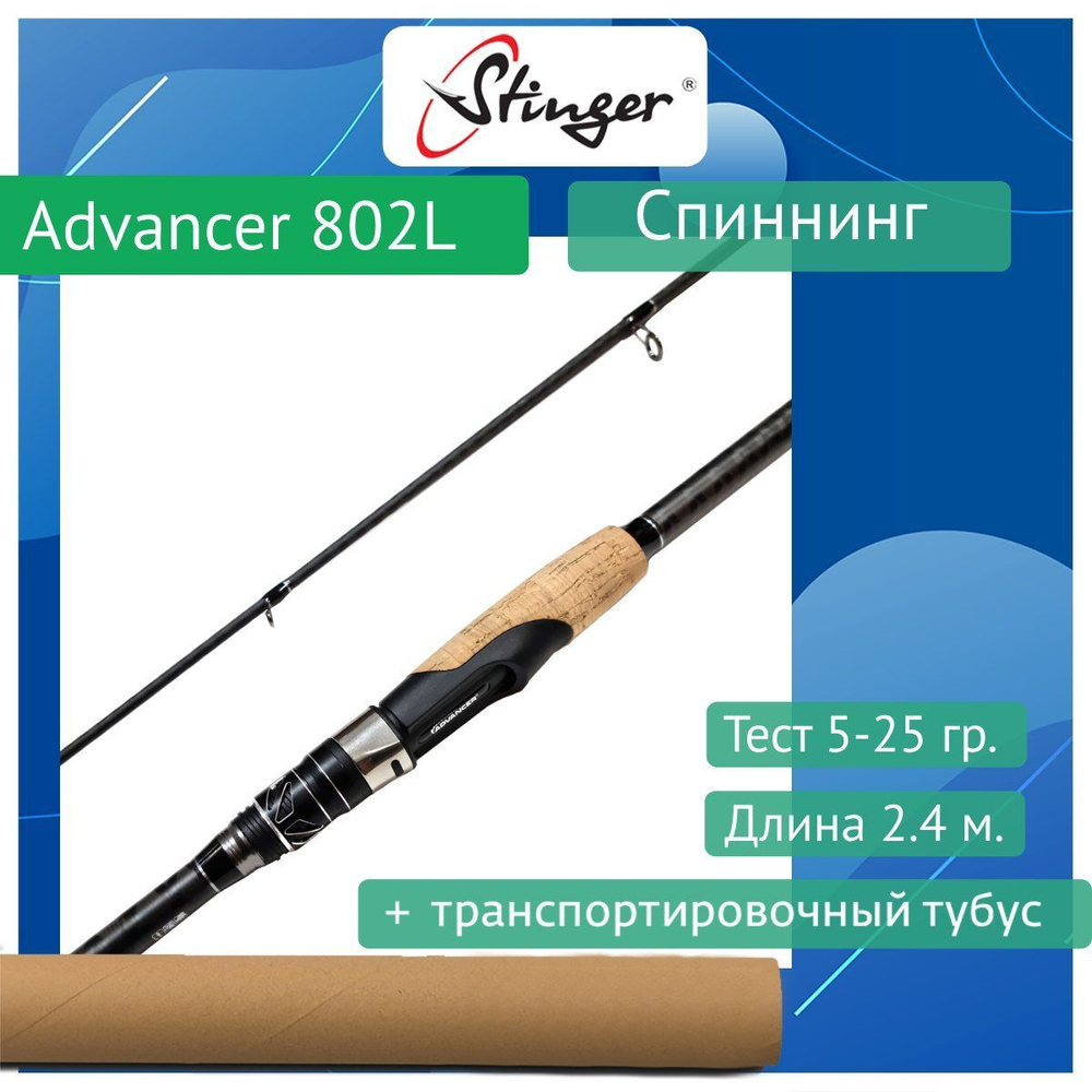 Спиннинг Advancer 802ML 2,40m 7-28gr