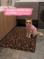 Коврик для ванной LEOPARD NOIR