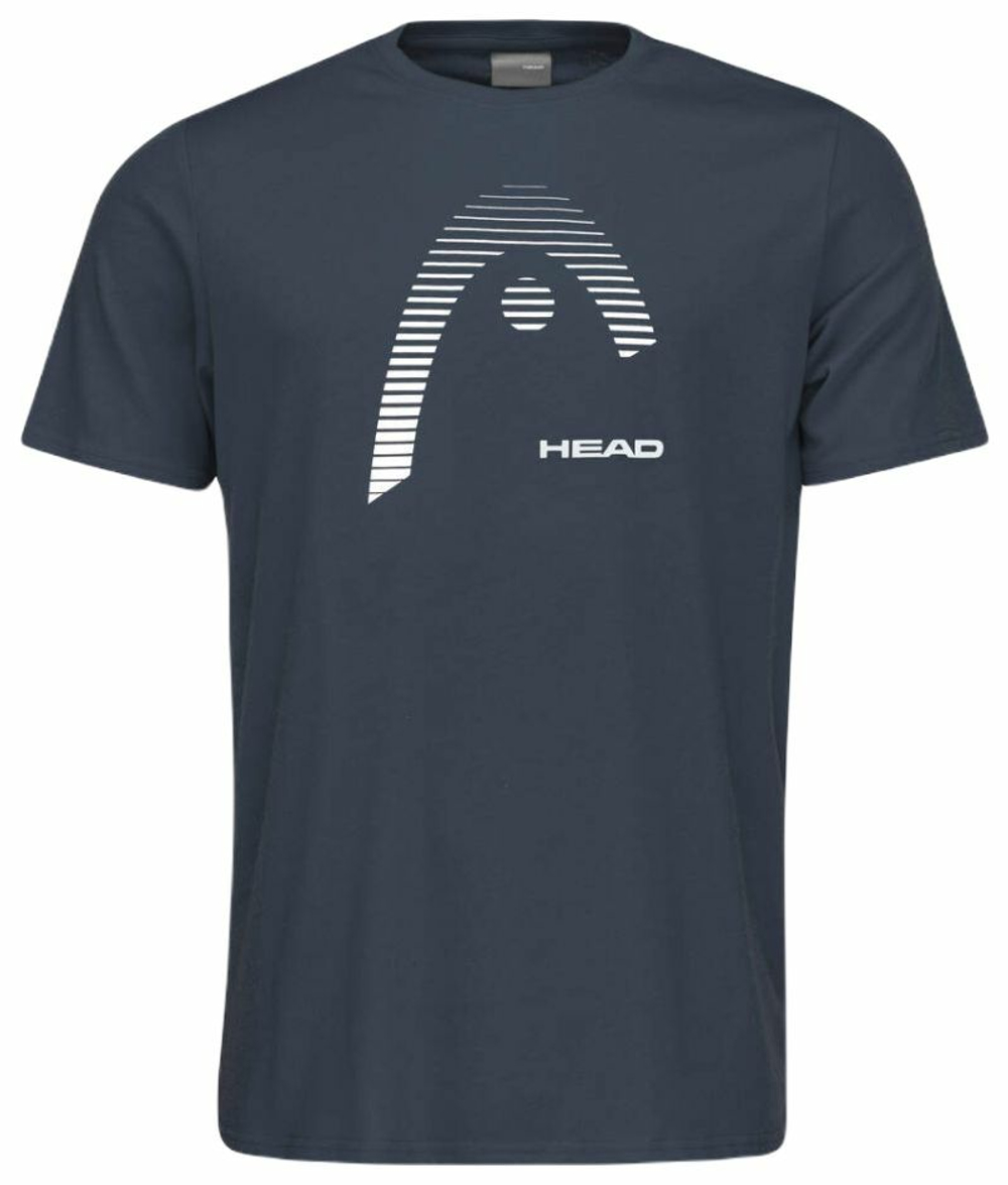 Мужская теннисная футболка Head Club Carl T-Shirt - navy