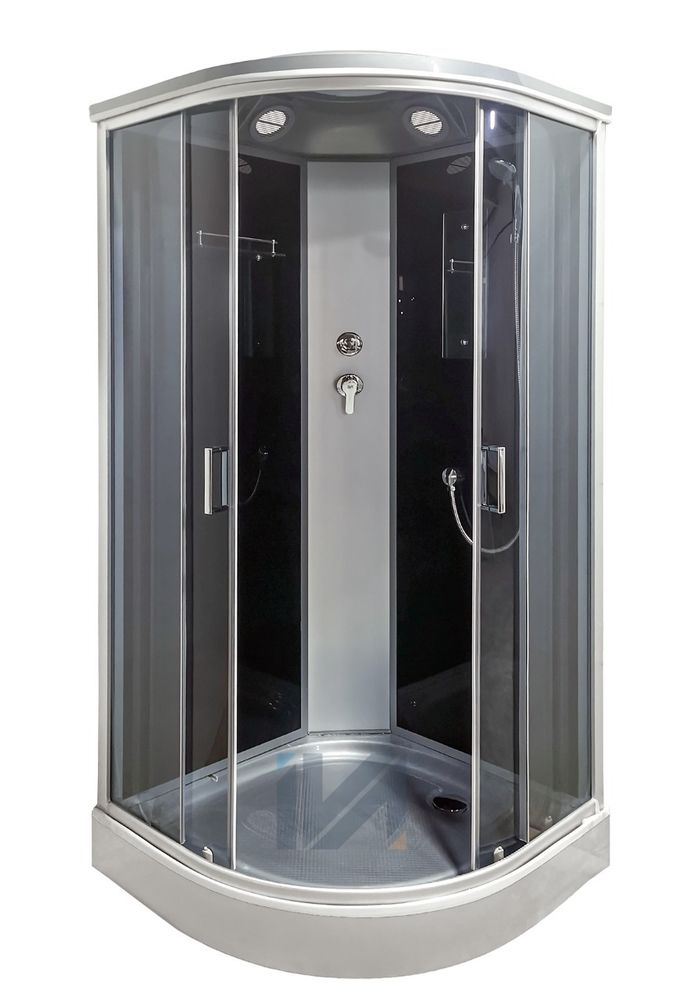 Душевая кабина IVA SC010CTG 1000*1000*2150 низкий серый поддон, тонированное стекло