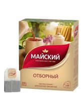 Чай черный Майский Отборный в пакетиках 100 шт x 6 уп