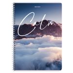 Тетрадь А4, 96 л., BRAUBERG, гребень, клетка, обложка картон, "Calm", 404059, 4шт