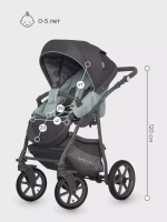 Коляска  BELLA Pastel (3 в 1) 02 ментоловый