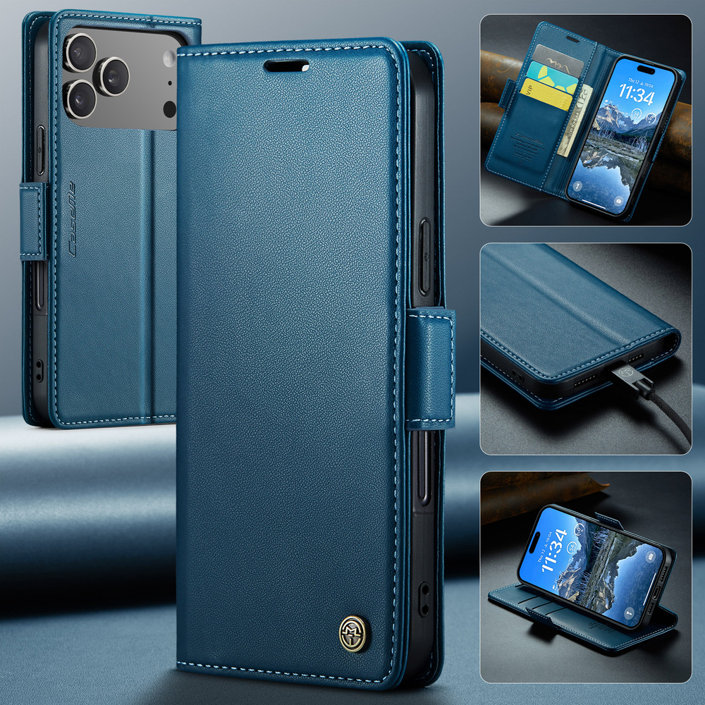 Чехол-книжка CaseMe Smooth iPhone 17 Pro