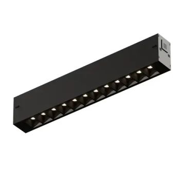 Трековый линейный светильник 9W 4000К DK8201-BK чёрный Simple Grill Smart Denkirs