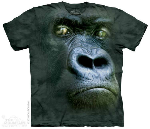 Футболка детская Mountain с изображением гориллы - Silverback Portrait