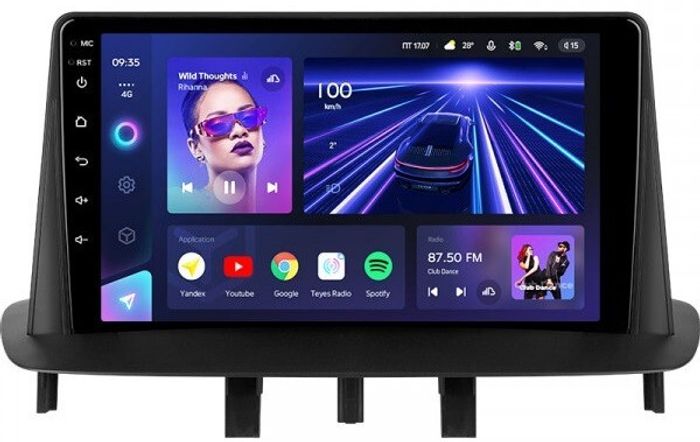 Магнитола для Renault Fluence/ Megane 2009-2017 - Teyes CC3 Android 10, Быстрая, CarPlay, SIM-слот