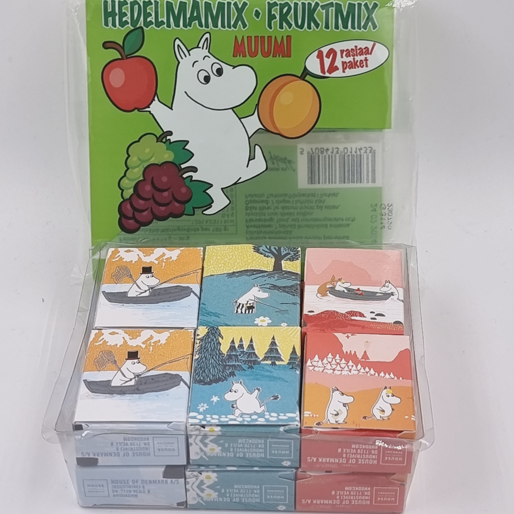 Moomin фруктовая смесь Frugi "Hedelmamix Fruktmix Muumi" 168 г (из Финляндии)