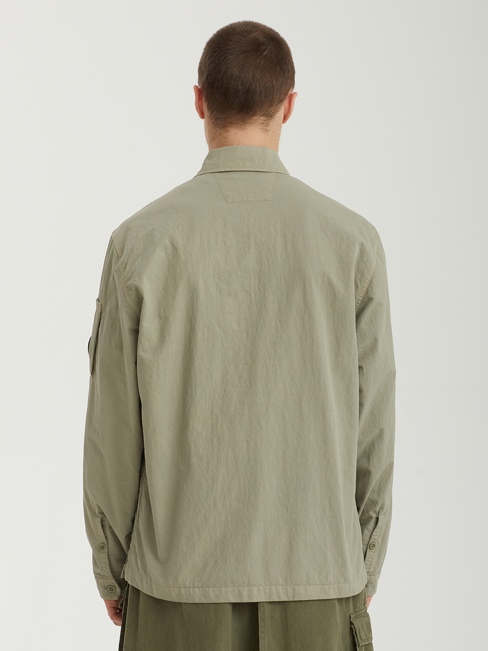 Мужская Рубашка In Diagonal Flatt Nylon