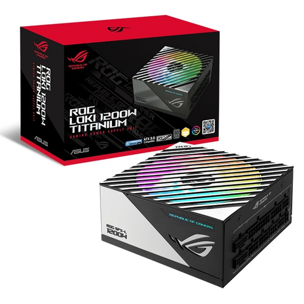 Блок питания ASUS 1200W ROG-LOKI-1200T-SFX-L-GAMING, модульный, PCIe 5.0, 80 PLUS Titanium (90YE00N0-B0NA00)