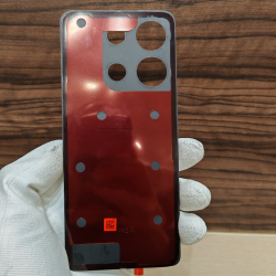 Крышка для Infinix Note 30 (X6833) Оригинальная (заднее стекло) цвет: Белый / Голубой