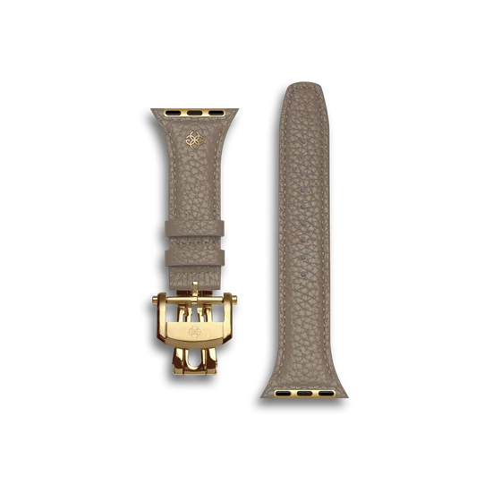 Ремешок для Apple Watch 42/41/40 - Зернистая кожа - Бежевый
