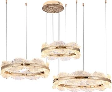 Люстра подвесная LED 210W 3000К 4050/03/03PL золото Storm Stilfort
