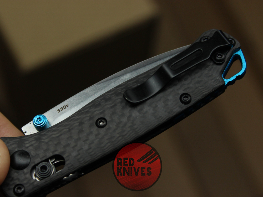Нож Benchmade 533 Bugout Mini Carbon A+++ - клинок стоунвош