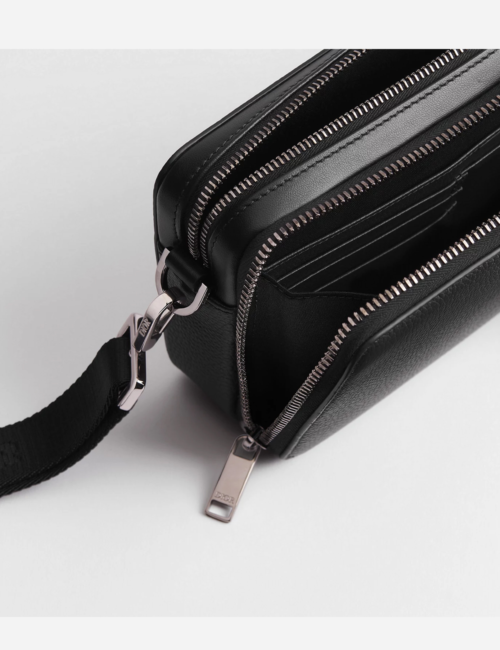 Клатч Dior CD Icon Zipped Pouch "Black"