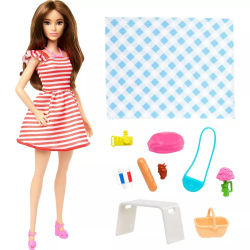 Кукла Barbie Pink Passport Пик-ник в Париже