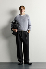 СВИТЕР ИЗ РЕЛЬЕФНОЙ ТКАНИ СВОБОДНОГО КРОЯ — ZARA