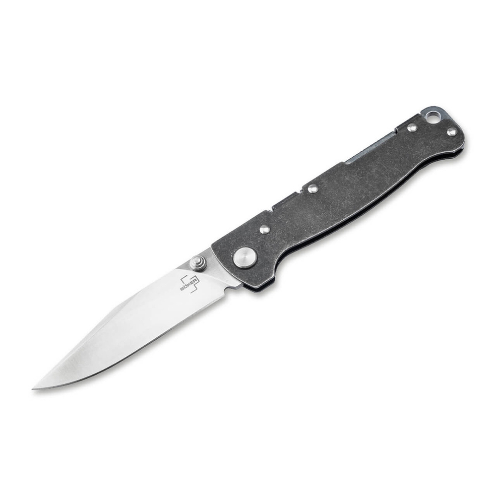 Складной нож Boker Plus Atlas Clippoint TS, сталь D2, 01BP0065