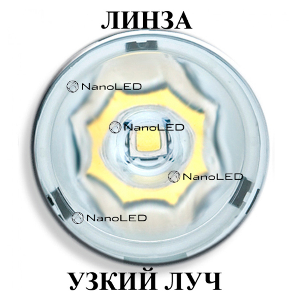 Фара светодиодная NANOLED 40W, 4 LED CREE X-ML, узкий луч, 198*64,5*92 мм
