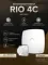 Вентилятор накладной RIO D100 обр.клапан белый матовый DICITI