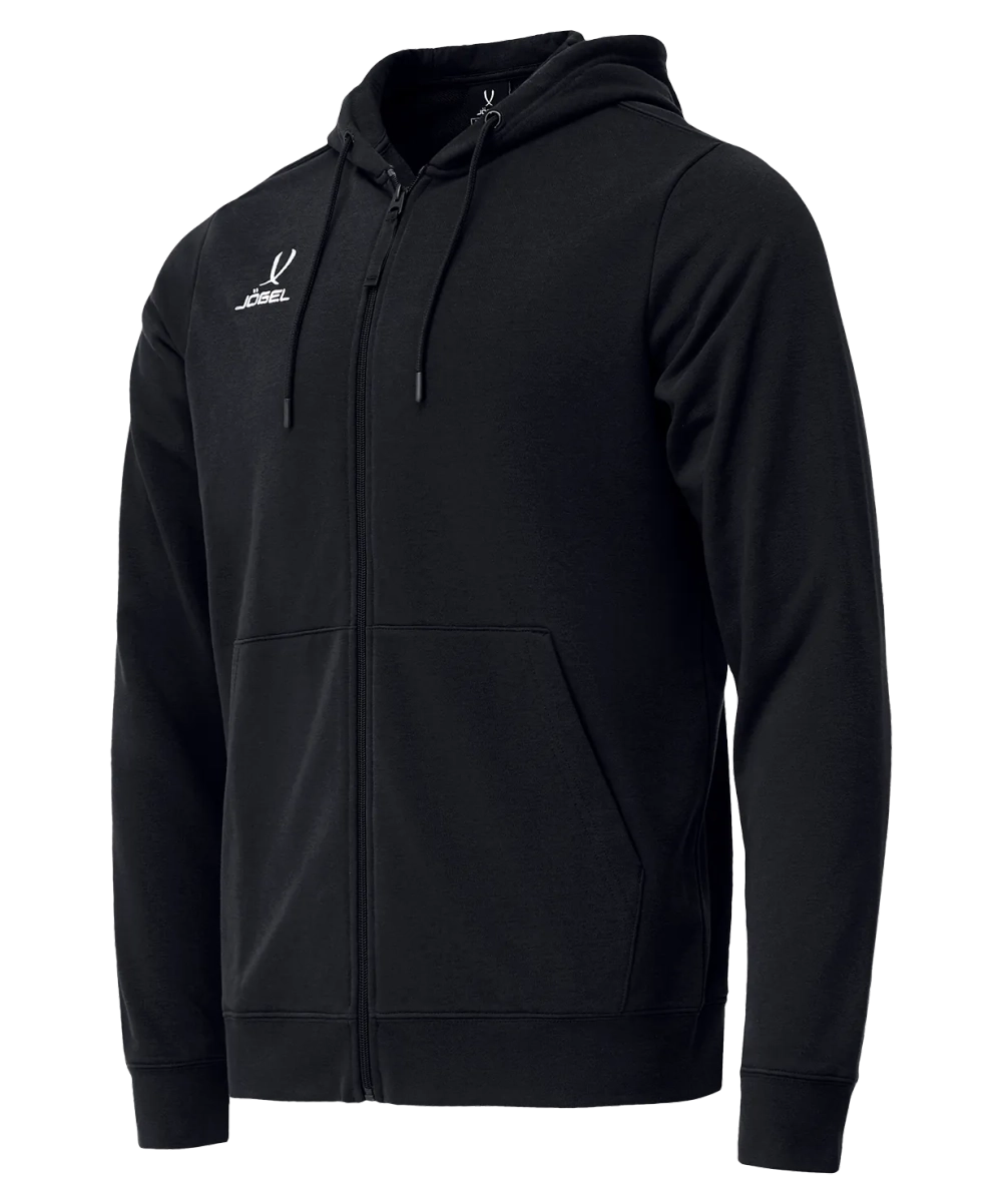Худи на молнии ESSENTIAL Cotton Zip Hoodie, черный