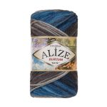 Пряжа Alize (Ализе) Burcum Batik / уп.5 мот. по 100 г, 210м, 4200 секционный A