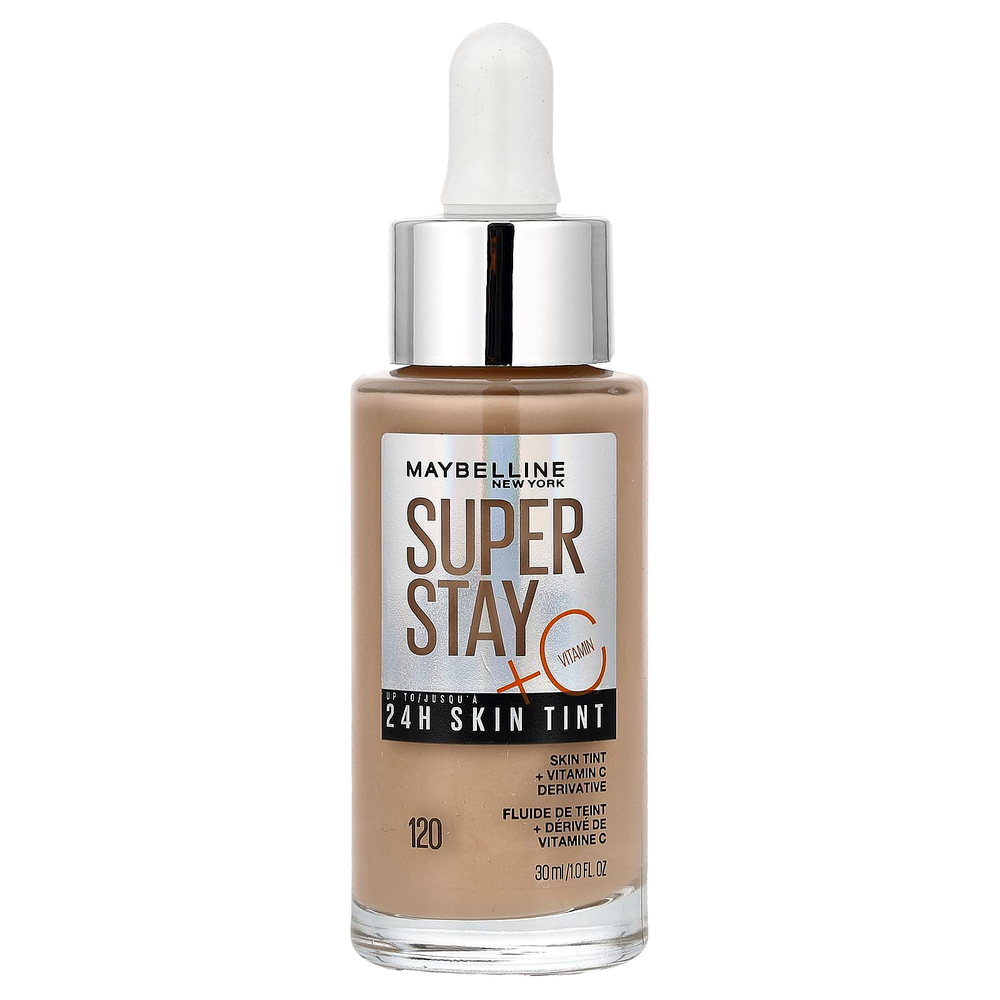 Maybelline, Super Stay, 24H Skin Tint, 120, 30 мл (1 жидк. унция)