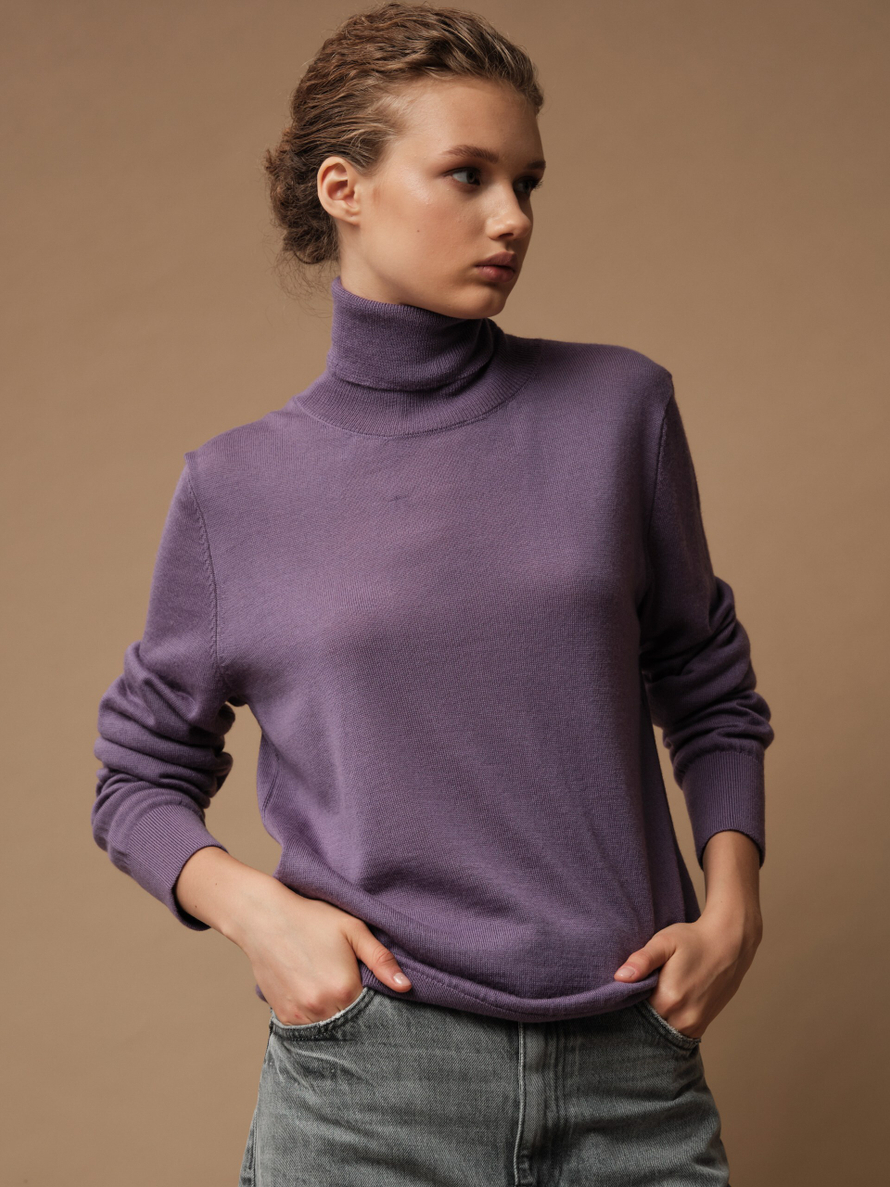 Водолазка "Lulu" J0215 фиолетовый