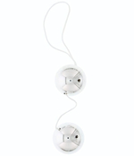 Серебристые шарики VIBRATONE DUO BALLS SILVER BLISTERCARD (Цвет: серебро)