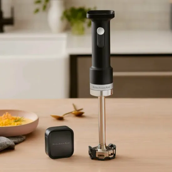 Ручной блендер KitchenAid Go (5KHBRV75BM), черный
