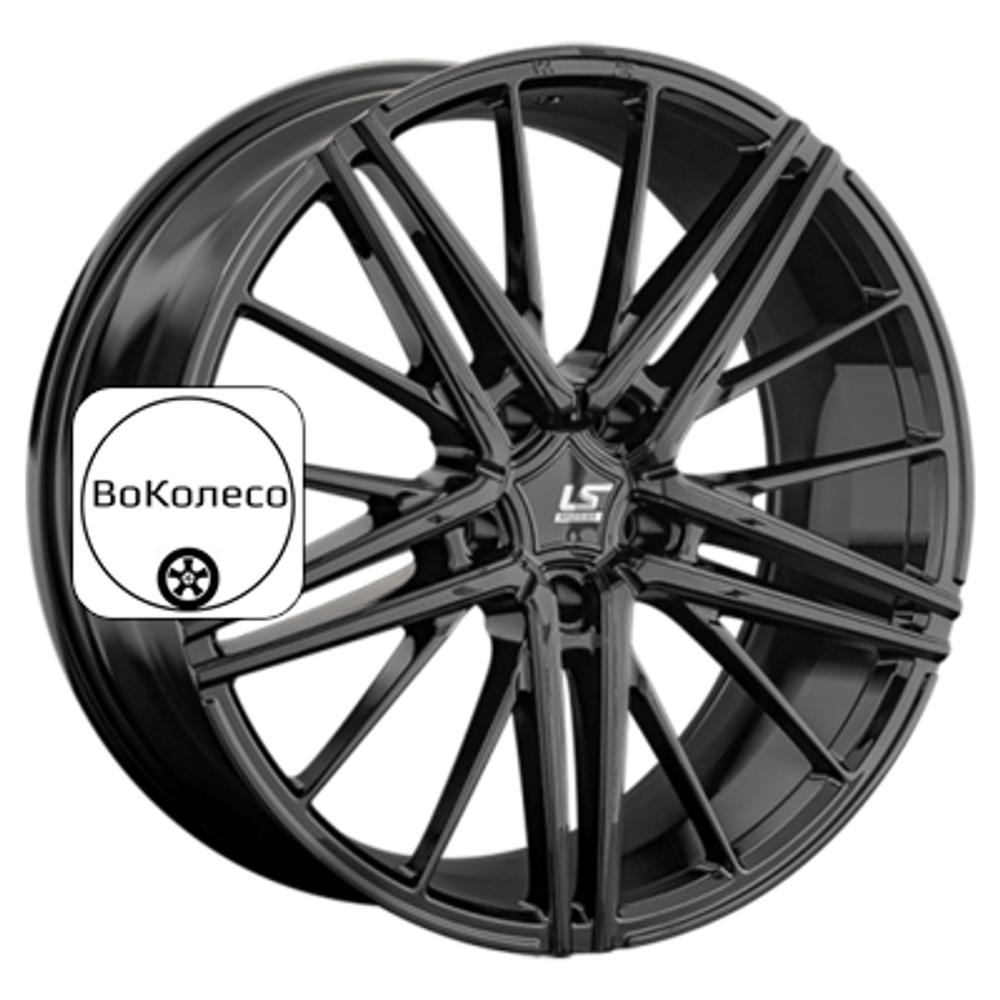 8,5x20/5x108 ET30 D65,1 RC76 BK (конус, Колпак+лого) LS FlowForming