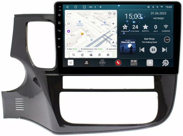 Магнитола для Mitsubishi Outlander 3 2012-2022 - Redpower 156 Android 10, Быстрая, CarPlay, 4G SIM-слот