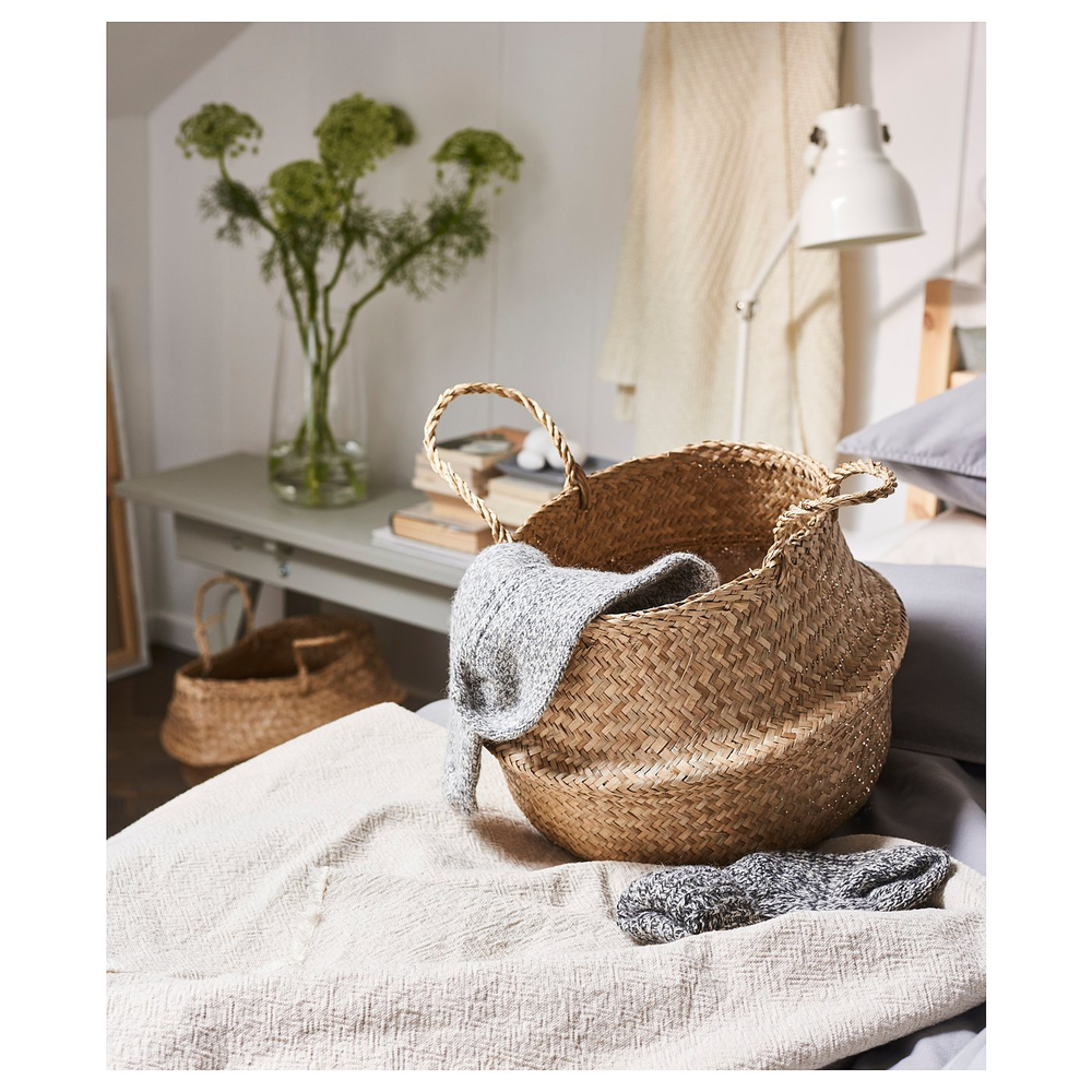IKEA FLÅDIS  (ИКЕА ФЛОДИС)  -  Корзина - морская трава 25 см