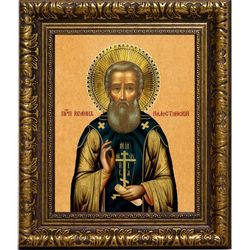 Иоанн Палестинский преподобный. Икона на холсте.