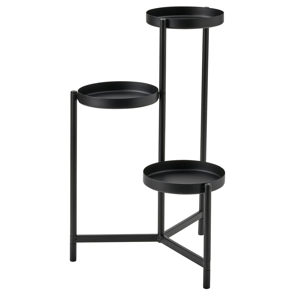 IKEA OLIVBLAD  (ИКЕА ОЛИВБЛАД)  -  Подставка для горшков - для дома и улицы/чёрный 58 см