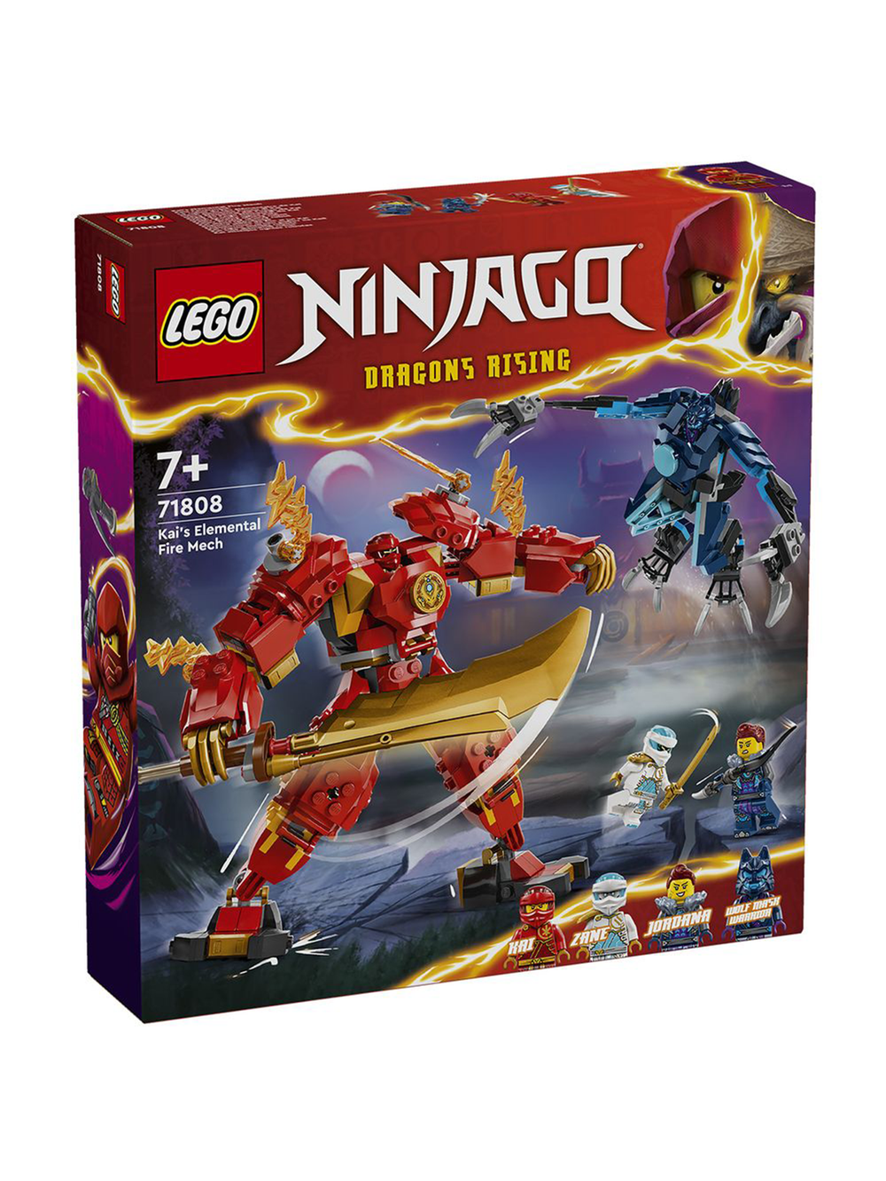 Конструктор Лего Ниндзяго Элементальный огненный робот Кая 71808 | LEGO Ninjago Kai’s Elemental | набор | 322 детали 7+