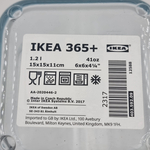 Контейнер для пищевых продуктов, IKEA 365+ квадратный/стекло (1,2 л) 1 шт (из Финляндии)