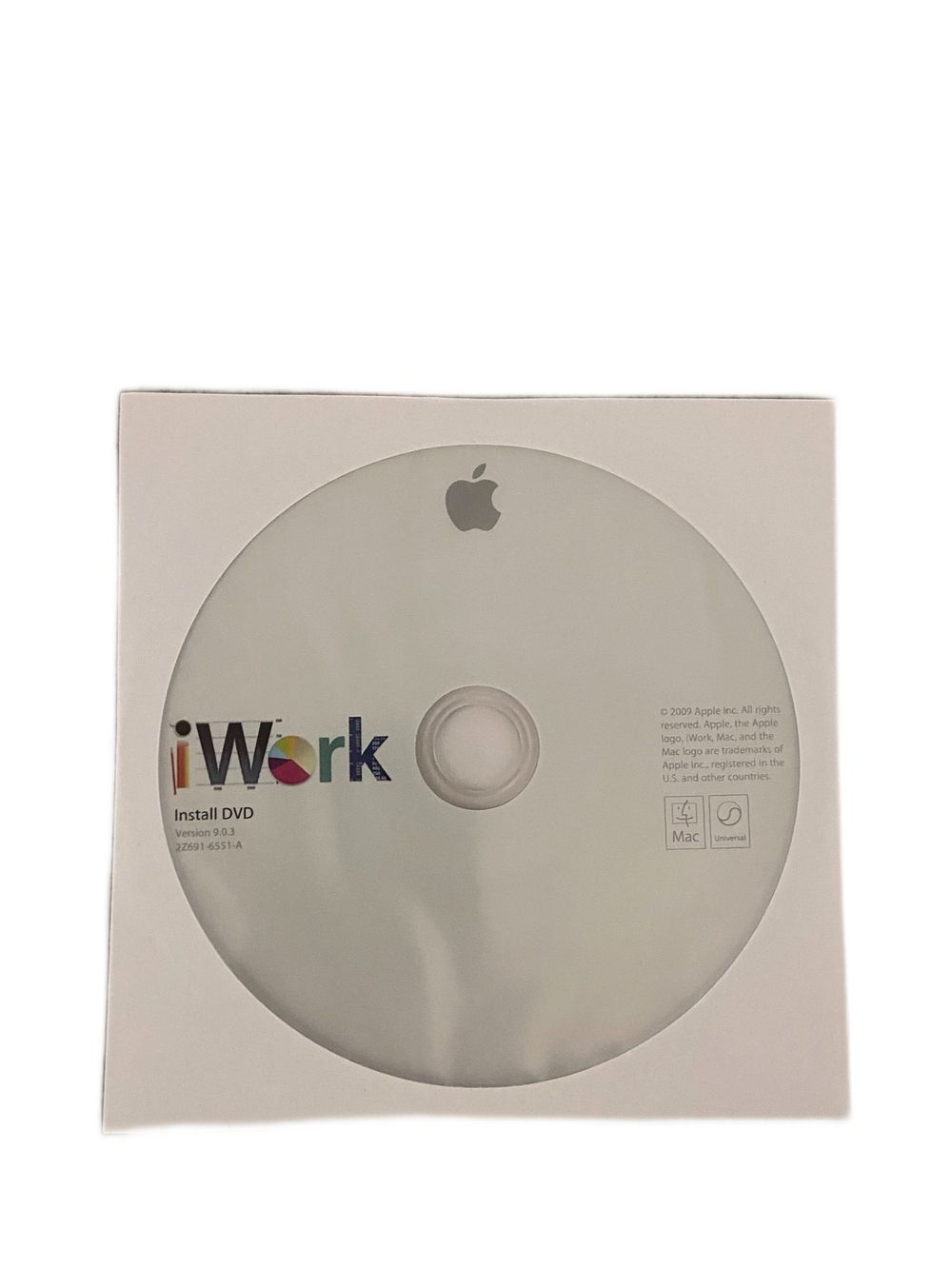 Apple iWork '09 media set 9.0.3 2009 (MB9462M/A)