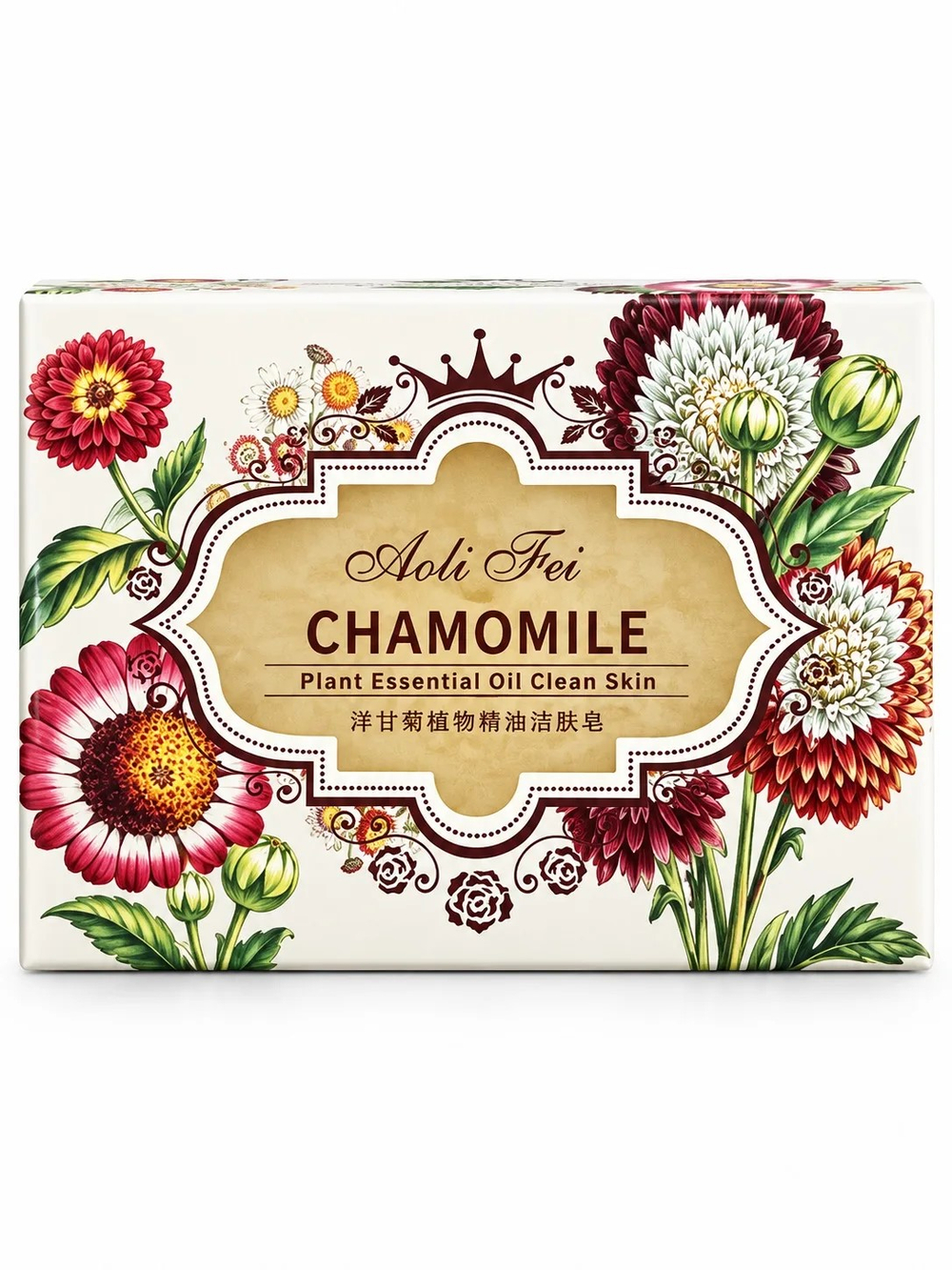 Мыло туалетное с маслом ромашки AOLI FEI Chamomile Plant Essential Oil 120 гр
