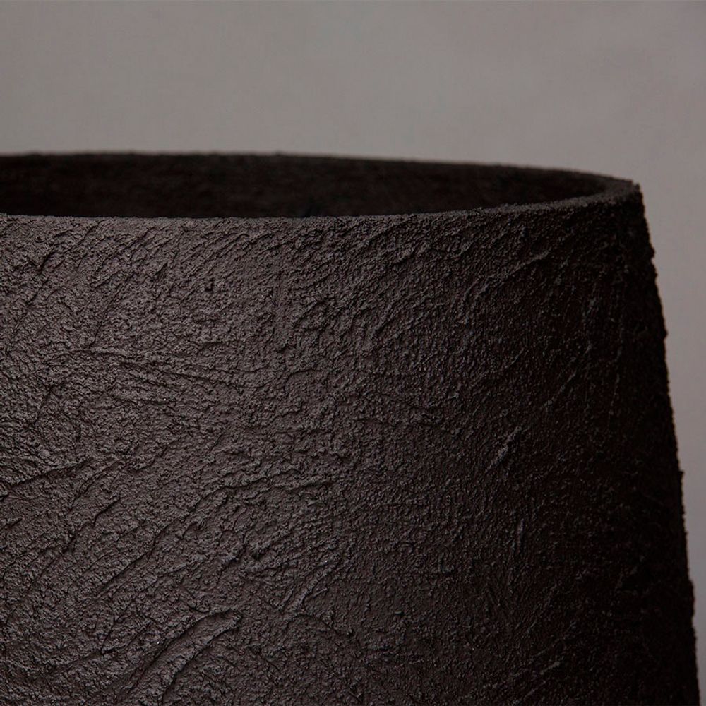 Кашпо BOWL BLACK MAX D80 H45