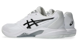 Мужские теннисные кроссовки Asics Gel-Dedicate 9 Clay - white/black