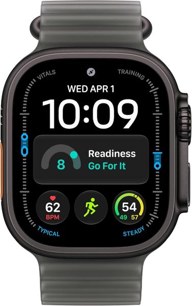 Умные часы Apple Watch Ultra 4 49 мм Black Titanium Case with Ocean Band Полупрозрачный черный | Translucent Black